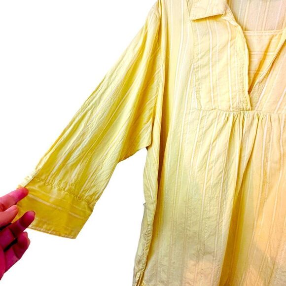 Vintage Mainstreet Blues YellowTop Size 4X - Picture 3 of 7